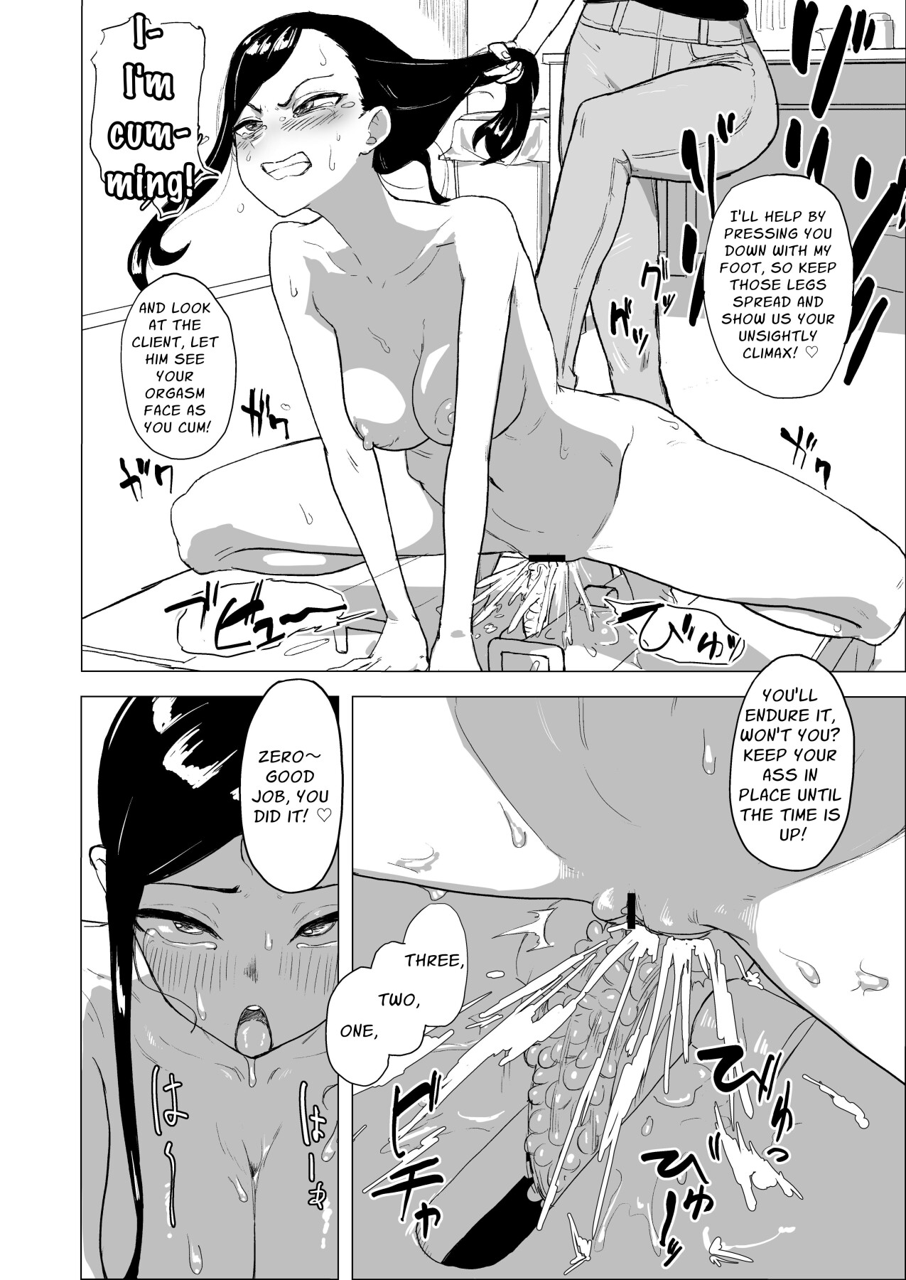 Hentai Manga Comic-Let's Make Our Brother's Girlfriend Do Some Masochistic Play-Read-10